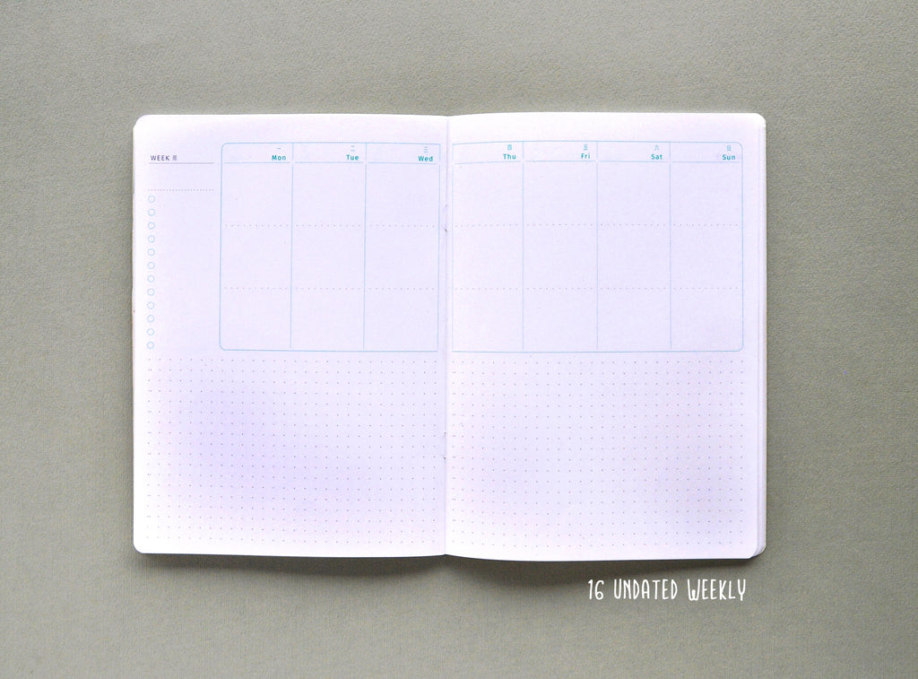 A5 Quarterly Planner Notebook Insert