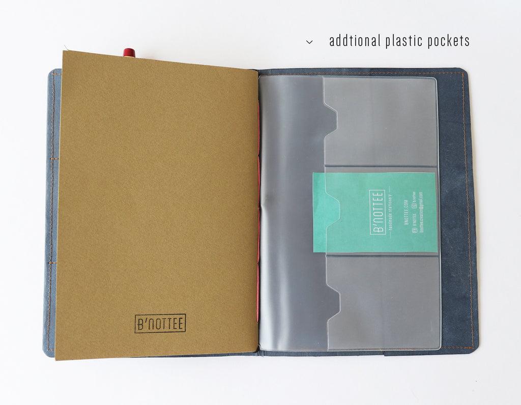 A5 Transparent PVC Pocket Folder