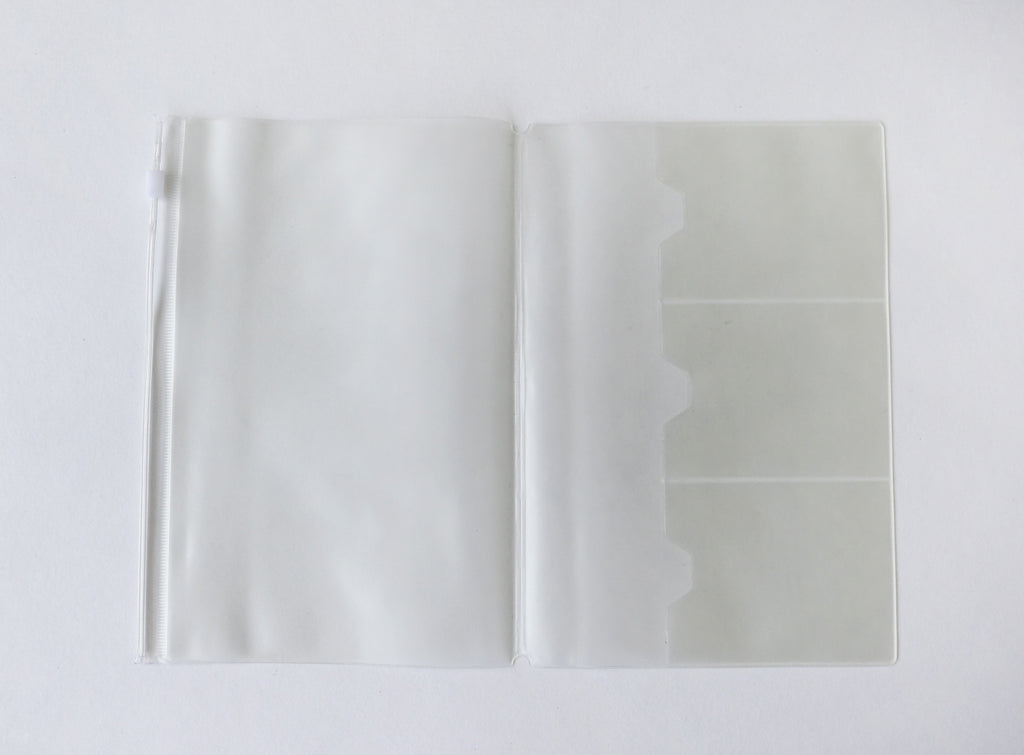 A5 Transparent PVC Pocket Folder